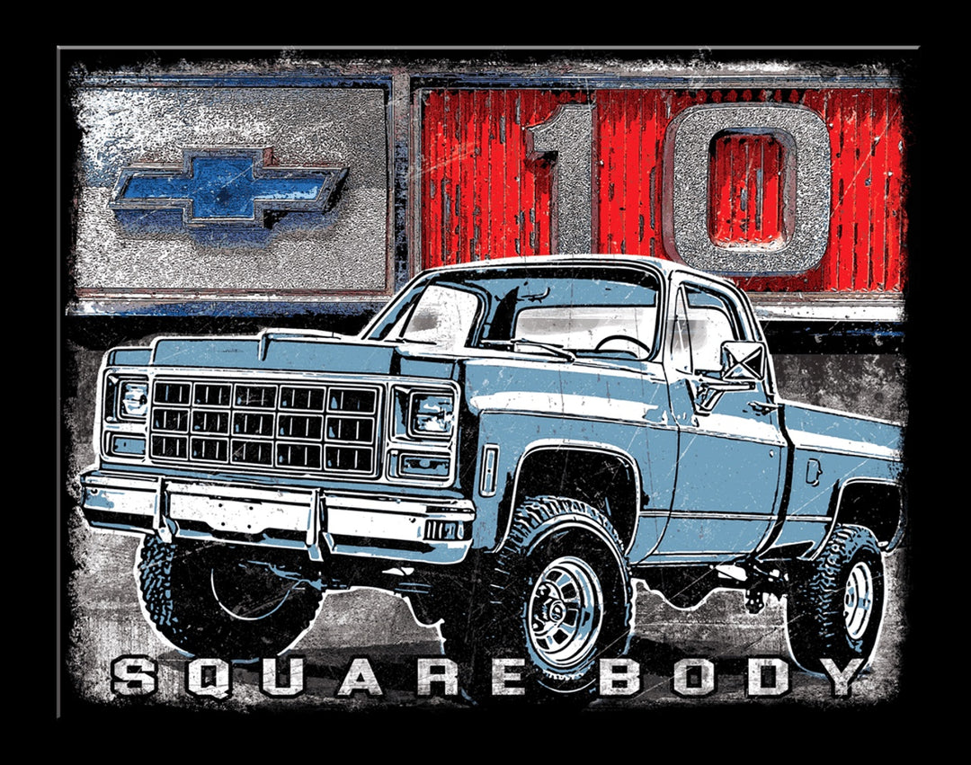 C10 Square Body Tin Sign