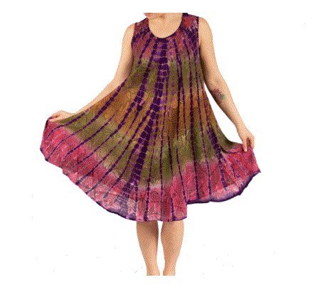 Magic Touch - Spray Tie Dye Dress