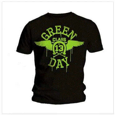Rock Off - Green Day "Neon" Black Unisex T-Shirt
