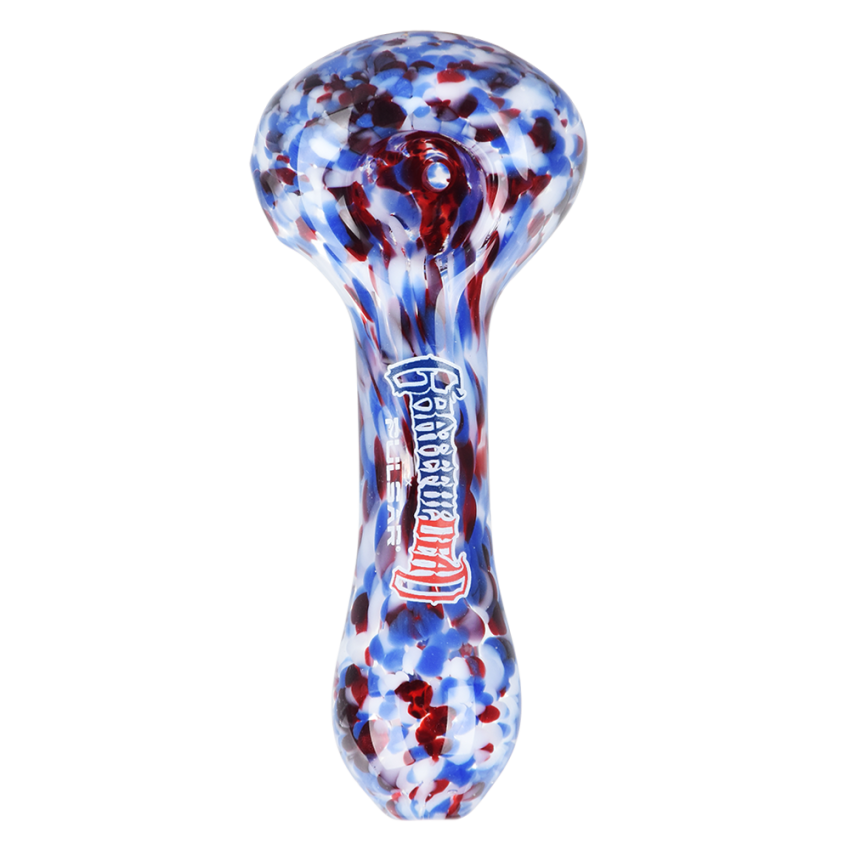 Grateful Dead x Pulsar Acid Rain Glass Spoon Pipe 4.5"