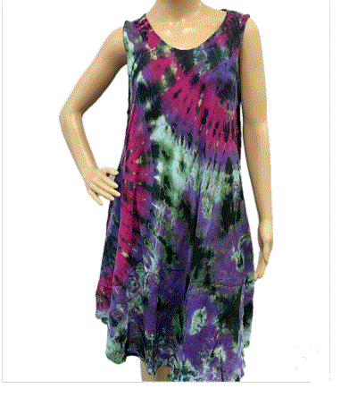 Magic Touch - Mud Slash Tie Dye Dress R 82