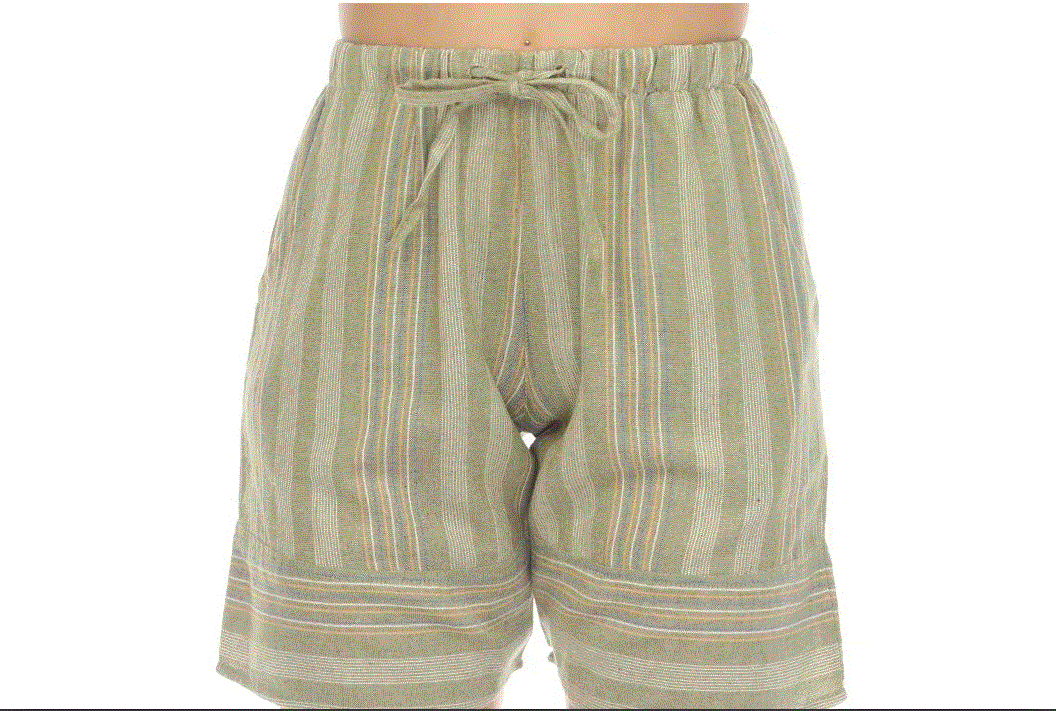 Lakhay's - Womens Easy Striped Shorts