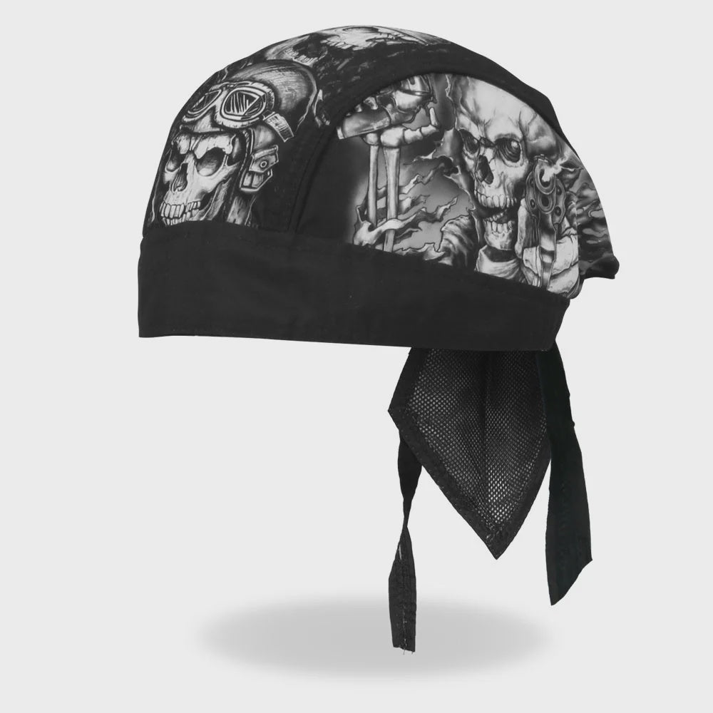 Smokin Five Skulls Lightweight Headwrap
