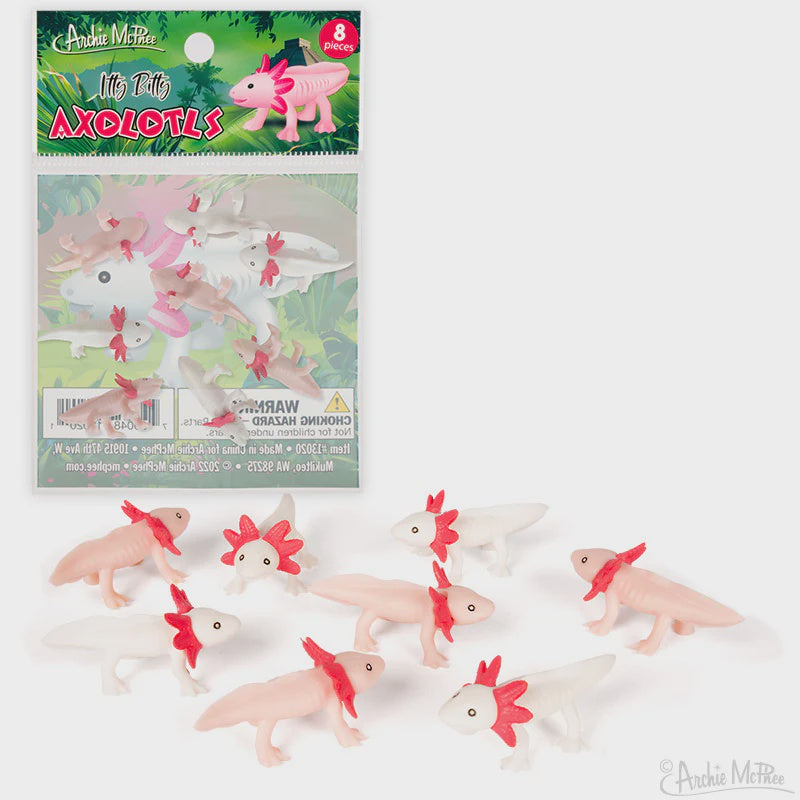 ITTY BITTY AXOLOTLS - BAG OF 8