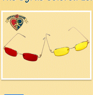 Gypsy Rose - The Byrds Colored Lens Sunglasses