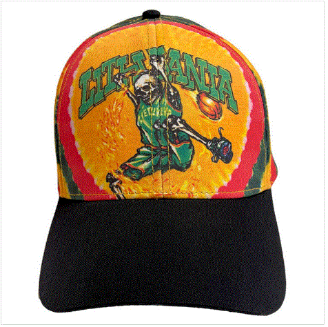 Liquid Blue - GD Lithuania Basketball Tie-Dye Hat