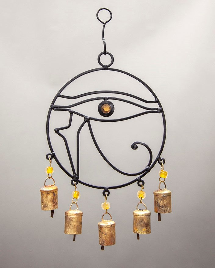 Eye Of Horus Wind Chime W/ Beads