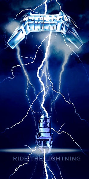 Metallica Ride the Lightning Poster