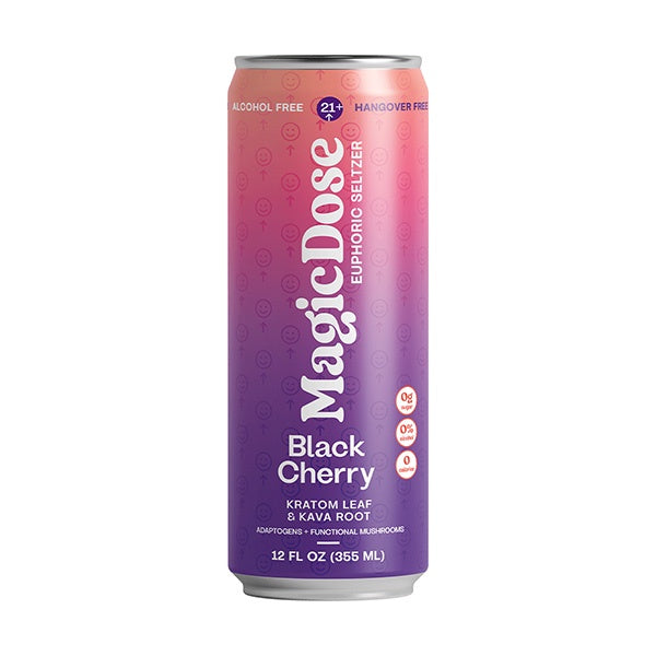 Magic Dose Kratom Leaf & Kava Root Euphoric Seltzer Drink