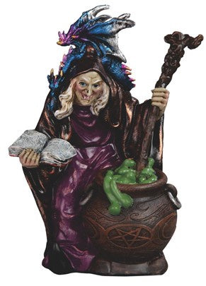 Witch w/Dragon & Potion Statue 72281