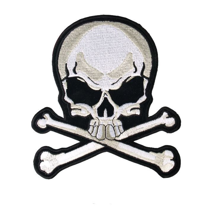 Hot Leathers - Skull & Bones Classic 2" X 2" Patch