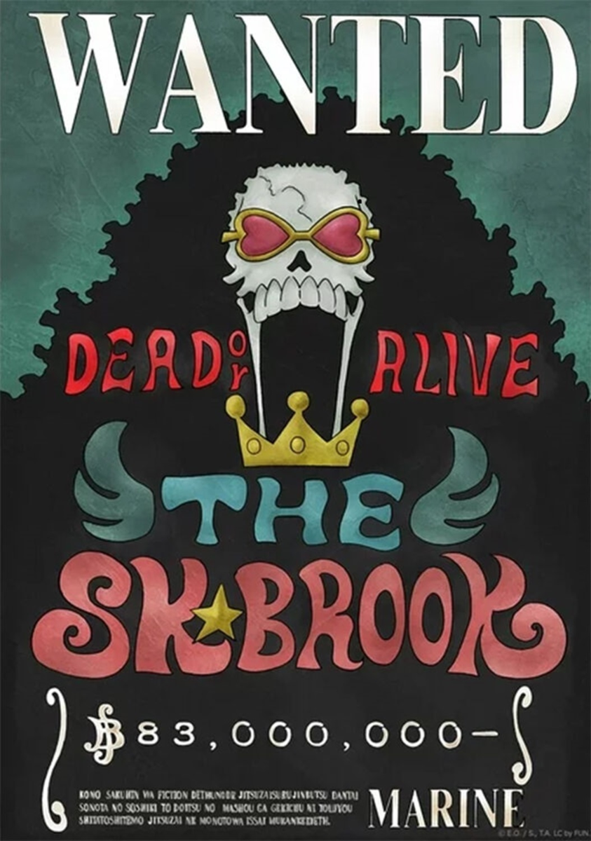 One Piece Wanted Soul King Brook Poster