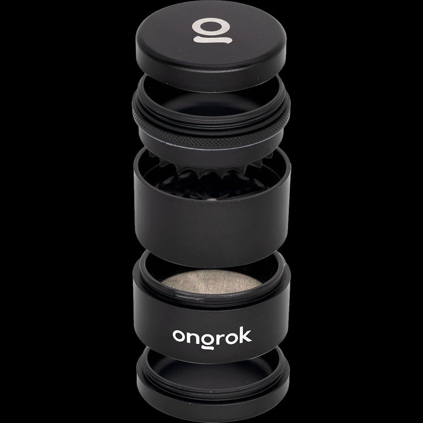 ONGROK Flower Petal Toothless Aluminum Storage Grinder - 2.2"