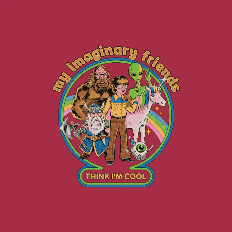 Steven Rhodes My Imaginary Friends Sticker