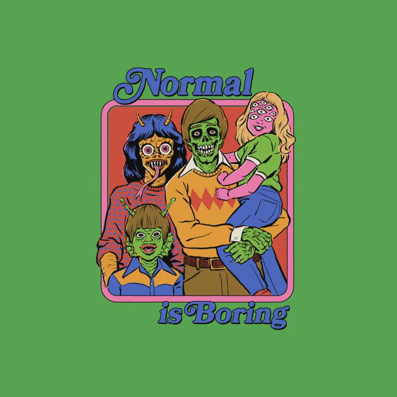Steven Rhodes Normal Is Boring Sticker