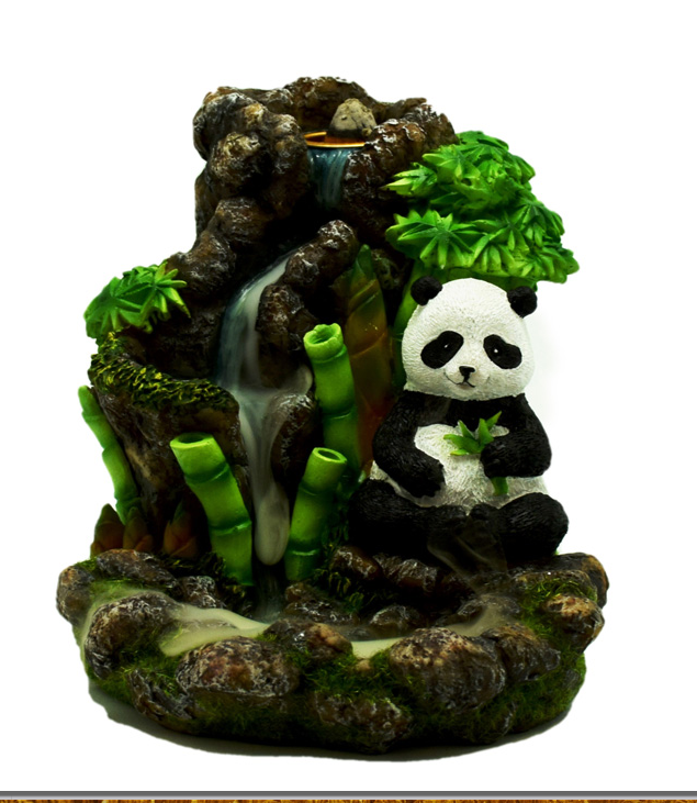 Panda Back Flow Incense Burner 2975