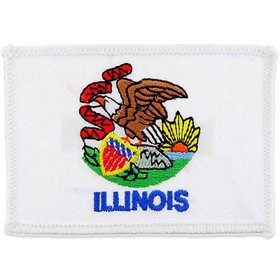 Illinois Flag Patch
