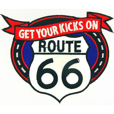 Get Your Kicks Route 66 Patch