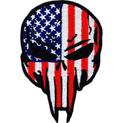 USA Flag Sniper Skull Patch