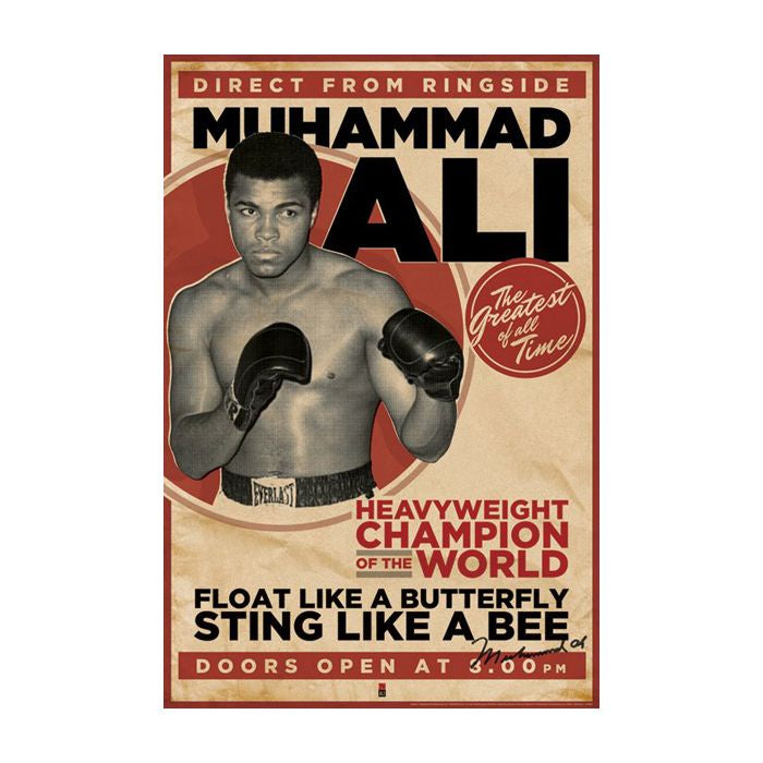 Muhammad Ali Heavyweight Champ Poster