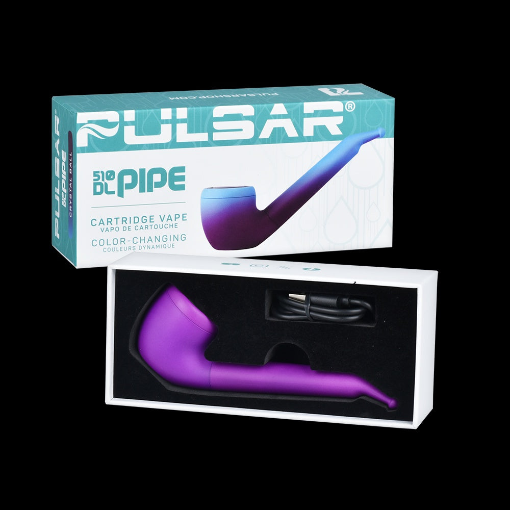 Pulsar 510 DL Pipe Variable Voltage Cartridge Vape | Thermo Series | 650mAh