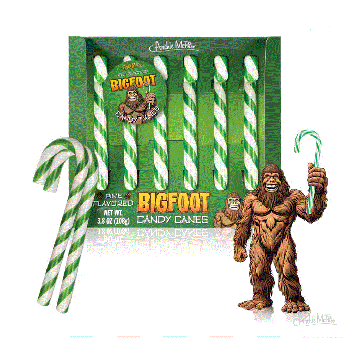 Archie McPhee - Bigfoot Pine Candy Canes