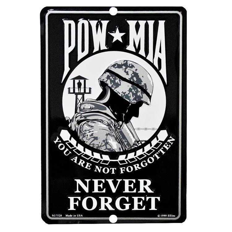 POW*MIA Tin Sign