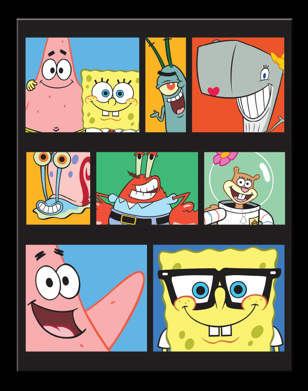 Spongebob Friends Tin Sign