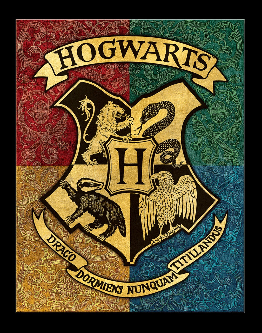 Harry Potter - Hogwarts Shield Tin Sign