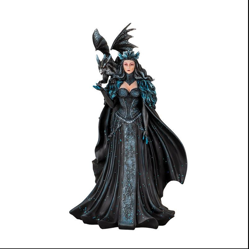 The Dark Queen Statue w/Dragon Familiar 15787