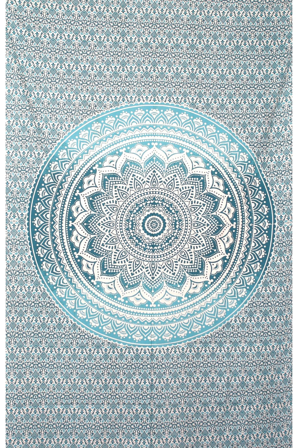 ZFL Teal Mandala Tapestry