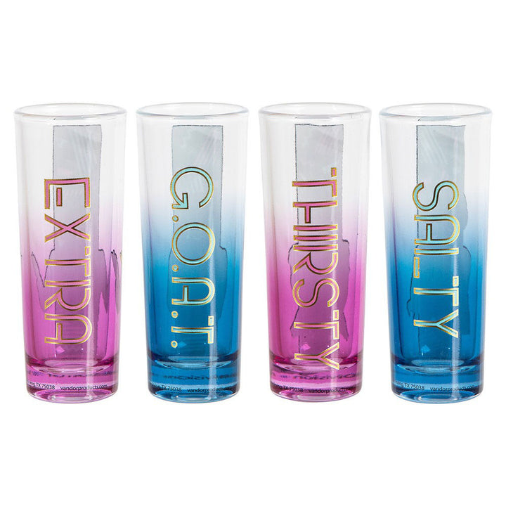 Golden Girls 2oz Shooter Glasses - 4 Set