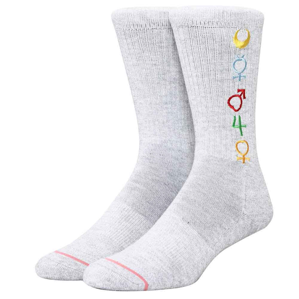 Sailor Moon Sailor Moon Astronomy Symbols Crew Socks
