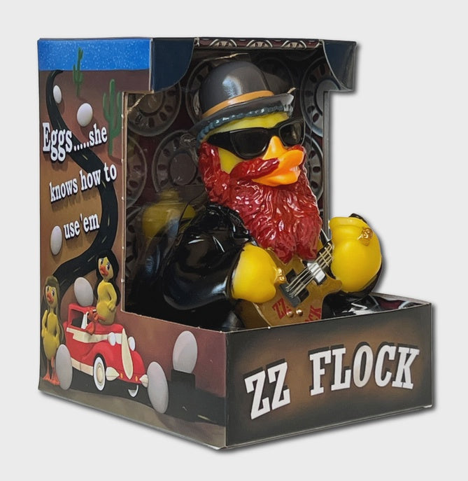 ZZ Flock Rubber Duck