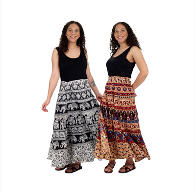 Paths of the Spirit - Cotton Wrap Skirt 1802