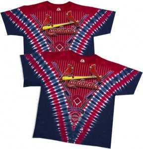 St. Louis Cardinals V Tie-Dye T-Shirt