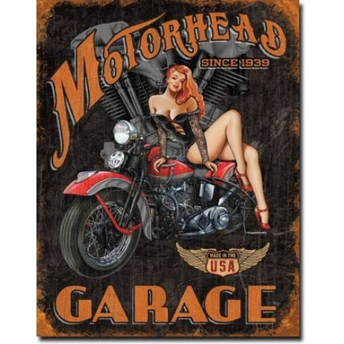 Motorhead Garage Tin Sign