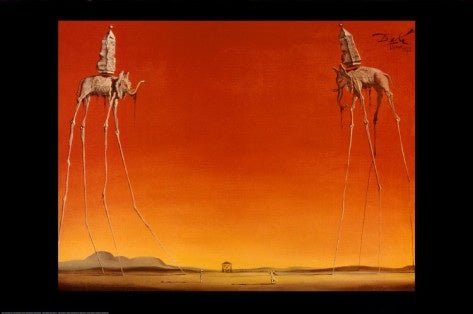 Les Elephants by Salvador Dali