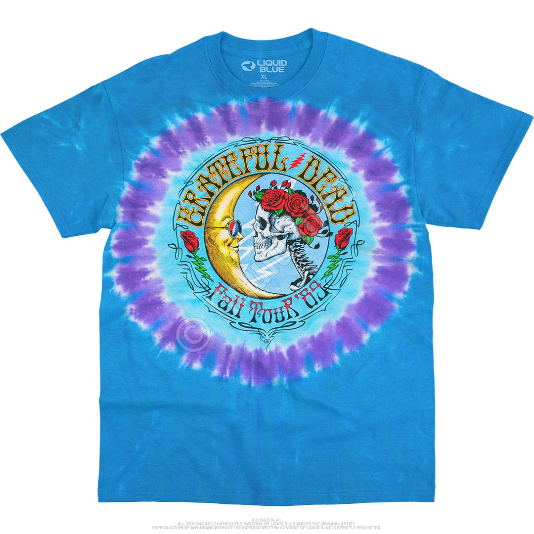 Liquid Blue - Grateful Dead "Lunar Dead" Tie Dye T-Shirt
