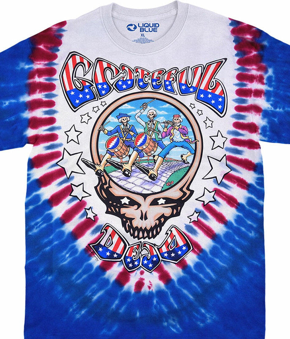 Liquid Blue - Grateful Dead "Revolutionary Dead" Tie Dye T-Shirt