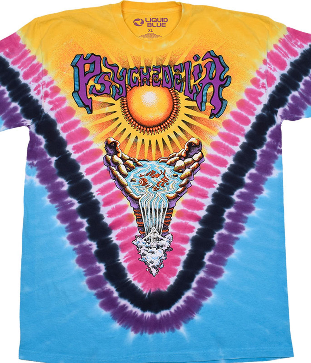 Liquid Blue - "Psychedelia" Tie-Dye T-Shirt