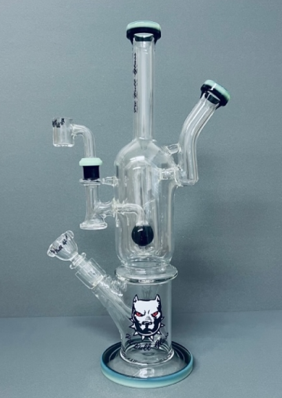16" Pit Bull Glass Dual Purpose Water Pipe