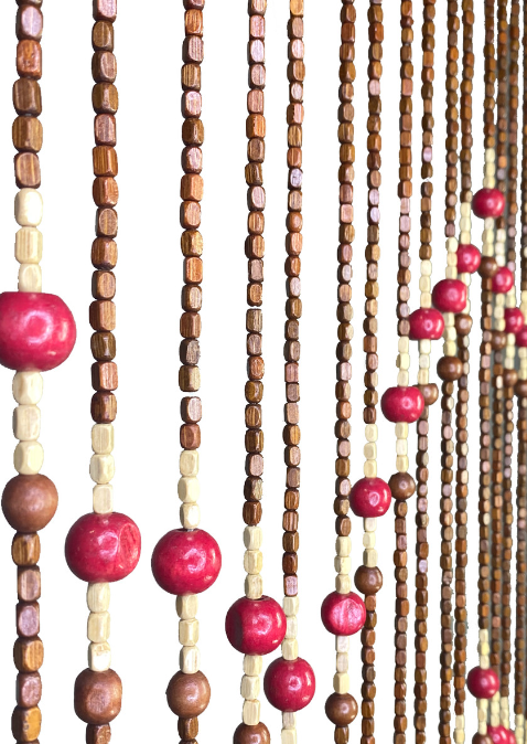 Bamboo Bead Curtain - Ziggy