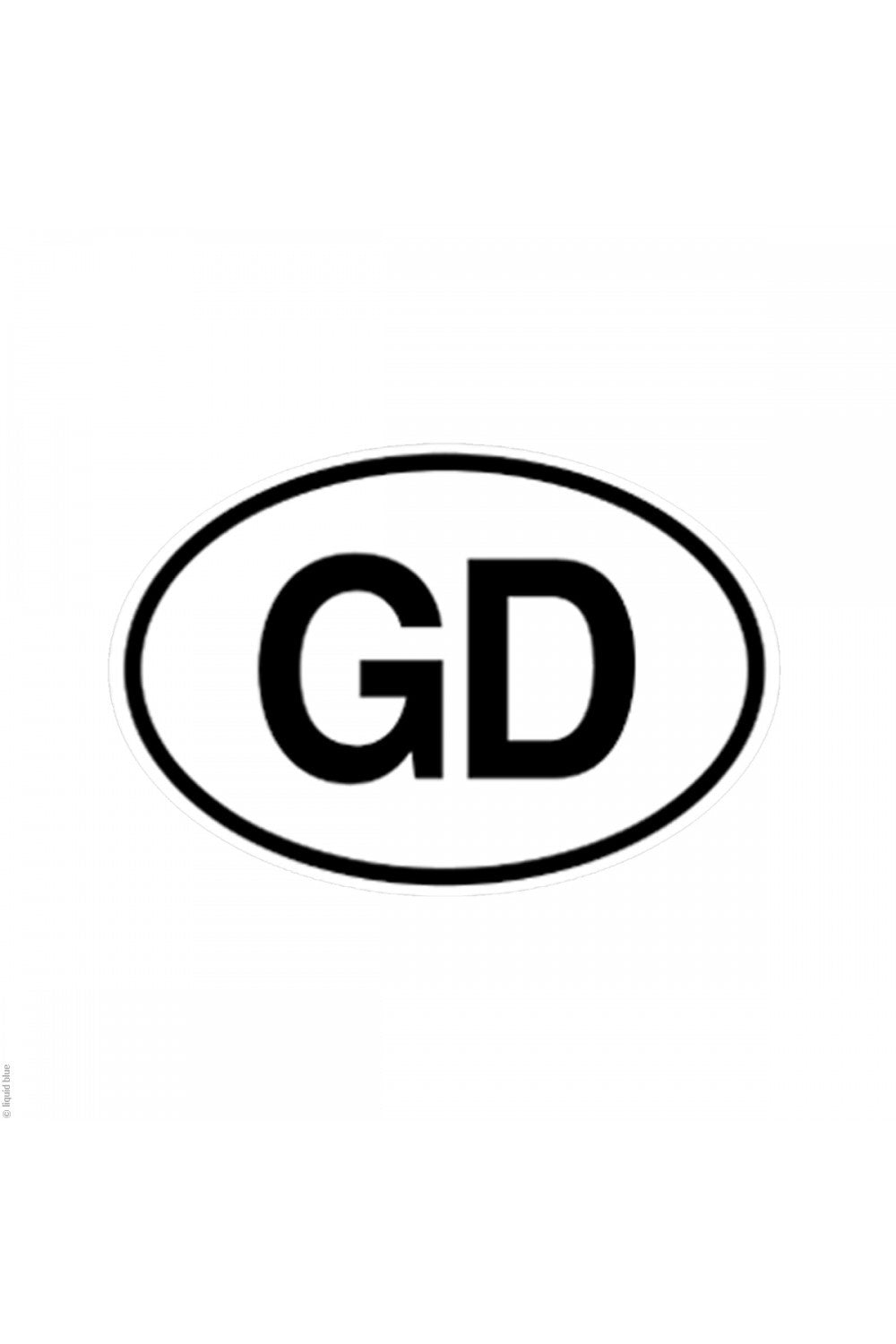 Grateful Dead "GD" Sticker
