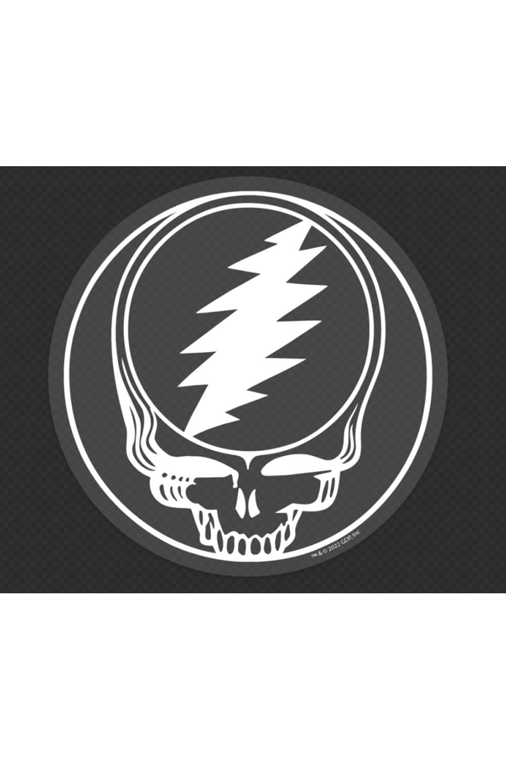 Grateful Dead White SYF Clear 5" Sticker