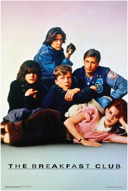 Breakfast Club Movie Poster Blank