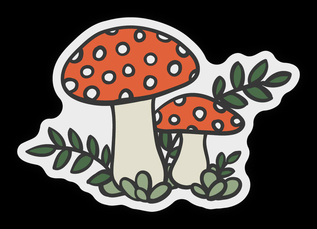 Mushroom Sketch Sticker