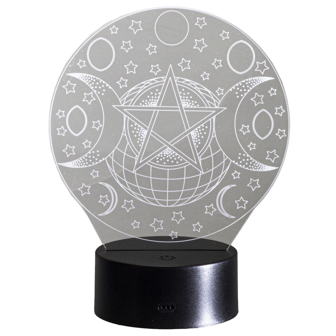 3D LED Lamp Illusion - Triple Moon