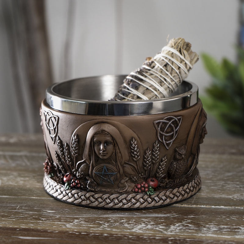 Pacific - Triple Goddess Smudging Bowl 14961