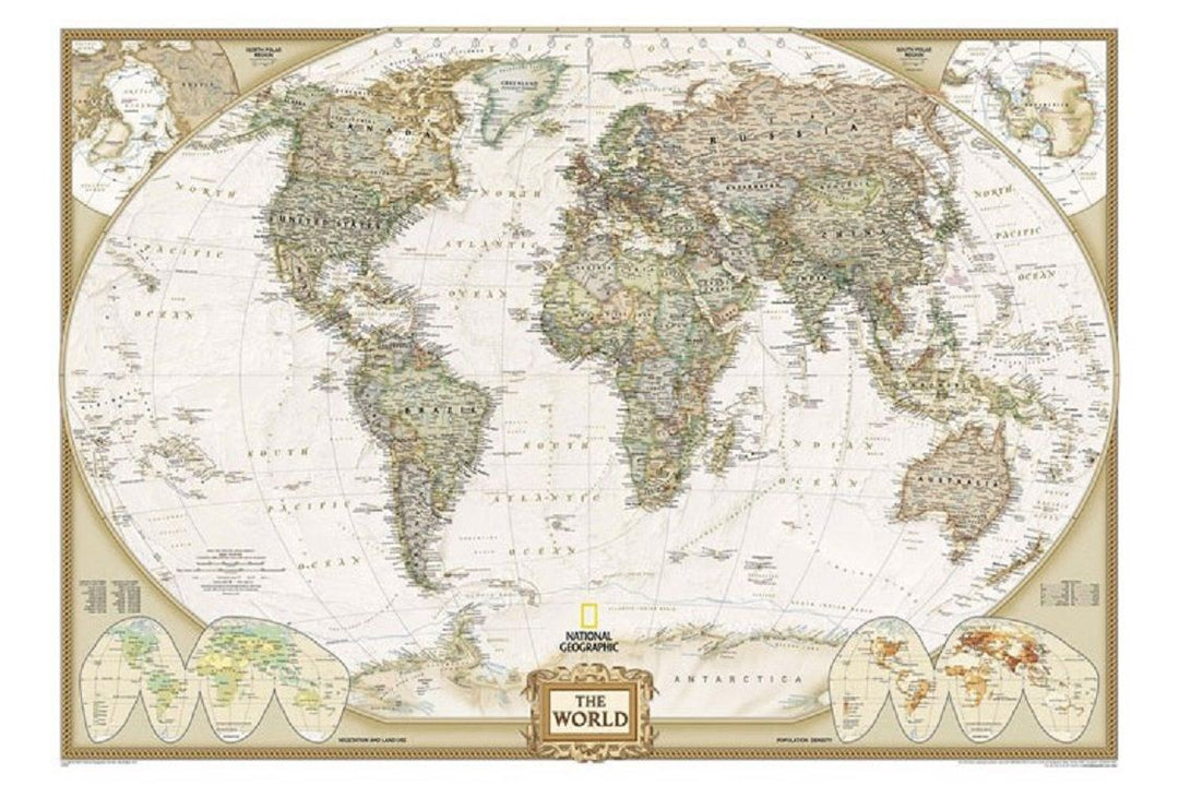 National Geographic Executive Map Poster